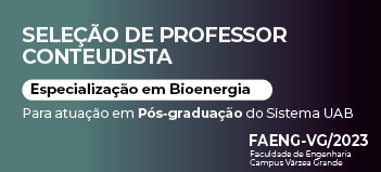 Seleção para Professor Conteudista - Bioenergia/FAENG/CUVG 2023