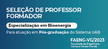 Seleção para Professor Formador - Bioenergia/FAENG/CUVG 2023