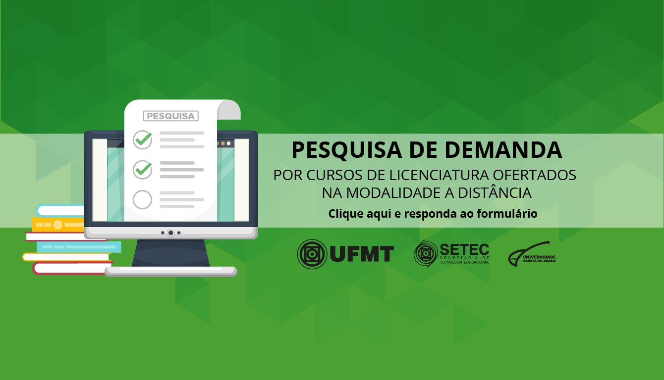 SETEC/UFMT divulga ferramenta para pesquisa da demanda por cursos na EaD em MT