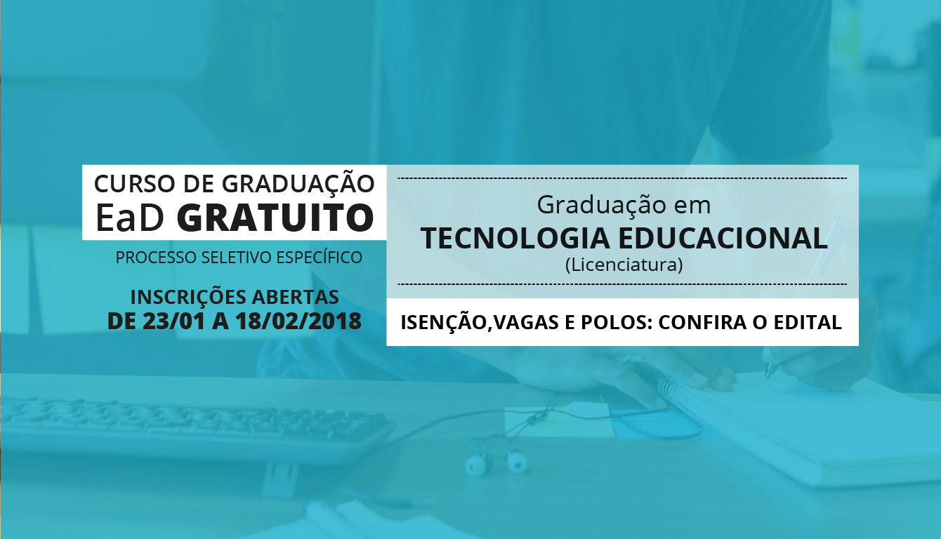 UFMT lança curso inédito no Brasil - Primeira licenciatura em Tecnologia Educacional
