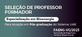 Seleção para Professor Formador - Bioenergia/FAENG/2024