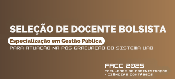 Processo Seletivo - Docente Bolsista - Gestão Pública - FACC/UFMT