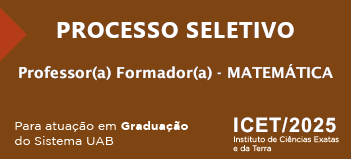 Processo Seletivo - Professor(a) Formador(a) - Matemática - 2025/ICET/UFMT