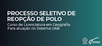 Reopção de Polo - GEOGRAFIA EaD UFMT