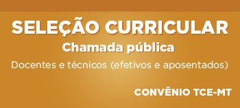 Chamada - Pública - Convênio UFMT-TCE-MPC